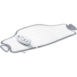 Sanitas SHK 55 Couverture chauffante électrique 100 W Gris, Blanc Velours, Coussin chauffant Blanc/gris, 590 mm, 300 mm, 420 g, Velours, Lavage en machine, 30 °C