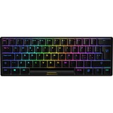 Sharkoon SGK50 S4 clavier USB QWERTY Italien Noir Noir, Layout IT, Kailh Red, 60%, 60%, USB, QWERTY, LED RGB, Noir