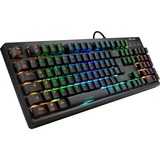 Sharkoon SKILLER SGK30 clavier USB QWERTZ Allemand Noir, clavier gaming Noir, Layout DE, Huano Blue, Taille réelle (100 %), USB, Clavier mécanique, QWERTZ, LED RGB, Noir