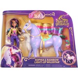 Spin Master Licorne A Fonctions 28 Cm Wildstar + Poupee 24 Cm Unicorn Academy, Figurine Licorne A Fonctions 28 Cm Wildstar + Poupee 24 Cm Unicorn Academy, Poupée mannequin, Femelle, 4 an(s), Fille, Sonore, Effets lumineux
