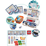 Theo Klein My Market Station de caisse en libre-service avec lumière et son, Epicerie d'enfant 