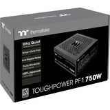 Thermaltake Toughpower PF1 750W alimentation  Noir, 850 W, 100 - 240 V, 900 W, 50/60 Hz, 10 A, Actif