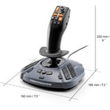 Thrustmaster 2960889, Manette de jeu Noir/bleu-gris