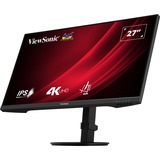 ViewSonic VG Series VG2708-4K écran plat de PC 68,6 cm (27") 3840 x 2160 pixels 4K Ultra HD LED Noir Moniteur Noir (Mat), 1x DisplayPort, 2x HDMI, 68,6 cm (27"), 3840 x 2160 pixels, 4K Ultra HD, LED, 4 ms, Noir