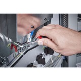 Wiha Cliquet réversible 1/4", bouton-poussoir et verrouillage à billes, Clè dynamométrique Noir/Rouge