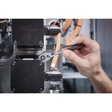 Wiha Cliquet réversible 1/4", bouton-poussoir et verrouillage à billes, Clè dynamométrique Noir/Rouge