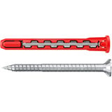 fischer Cheville à tige longue HybridPower 10x90 T K Rouge/gris