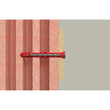 fischer Cheville à tige longue HybridPower 10x90 T K Rouge/gris