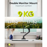 goobay 74074, Support de moniteur Noir