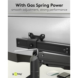 goobay 74074, Support de moniteur Noir