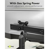 goobay Support double moniteur Office, Support de moniteur Noir