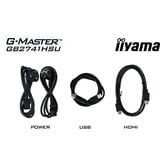 iiyama G-MASTER GB2741HSU-B1 écran plat de PC 68,6 cm (27") 1920 x 1080 pixels Full HD LED Noir Moniteur gaming Noir (Mat), 1x DisplayPort, 1x HDMI, 2x USB-A, 144 Hz, 68,6 cm (27"), 1920 x 1080 pixels, Full HD, LED, Noir