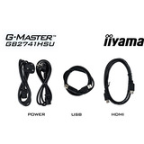iiyama G-MASTER GB2741HSU-B1 écran plat de PC 68,6 cm (27") 1920 x 1080 pixels Full HD LED Noir Moniteur gaming  Noir (Mat), 68,6 cm (27"), 1920 x 1080 pixels, Full HD, LED, Noir