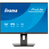 iiyama ProLite XB2495WSU-B1 24.1" Moniteur Noir (Mat), 1x DisplayPort, 1x HDMI, 1x USB-C, 3x USB-A, 61,2 cm (24.1"), 1920 x 1200 pixels, WUXGA, LCD, 4 ms, Noir