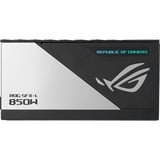 ASUS ROG Loki SFX-L Platinum alimentation modulaire 850 watt Noir, 1x 12V-2x6, 3x PCIe, 850 W, 100 - 240 V, 110 W, 850 W, 110 W, 9,6 W