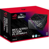 ASUS ROG Strix Platinum (ROG Equalizer) alimentation modulaire 1200 watt 4x PCIe, 1200 W, 100 - 240 V, Actif, 130 W, 1200 W, 130 W