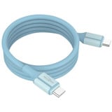 Ansmann Câble en silicone USB-C vers USB-C Bleu
