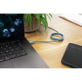 Ansmann Câble en silicone USB-C vers USB-C Bleu