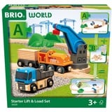 BRIO World Starterset Train de marchandises avec grue A 