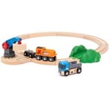 BRIO World Starterset Train de marchandises avec grue A 