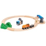 BRIO World Starterset Train de marchandises avec grue A 