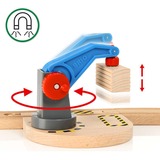 BRIO World Starterset Train de marchandises avec grue A 