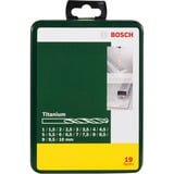 Bosch 2 607 019 437 foret, Jeu de mèches de perceuse Vert, 660 g