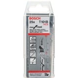 Bosch 2 608 633 622 Lame de scie sauteuse, à chantourner et sabre Lames de scie sauteuse Acier fin au carbone 25 pièce(s) Lames de scie sauteuse, Bois, Acier fin au carbone, 2,7 mm, 10 cm, 25 pièce(s)