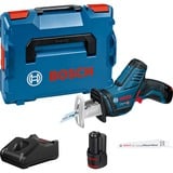 Bosch Scie sabre sans fil GSA 12V-14 Professional Bleu/Noir, Poignée à barillet, Noir, Bleu, 3000 spm, 70 dB, 81 dB, 3 dB