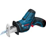 Bosch Scie sabre sans fil GSA 12V-14 Professional Bleu/Noir, Poignée à barillet, Noir, Bleu, 3000 spm, 70 dB, 81 dB, 3 dB
