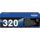 Brother Cartouche de toner noir Brother TN-320BK d'origine Noir, Vente au détail