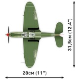 COBI Collection historique - Bell P-39Q Airacobra, Jouets de construction Vert olive, Échelle 1:32