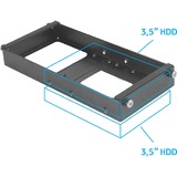 Chieftec CN-01B-OP unité centrale Cube Noir, boîtier cube Noir | 2x USB-A