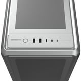 Cooler Master  boîtier midi tower Argent | 2x USB-A | 1x USB-C | RGB | Window