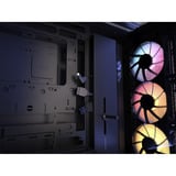 Corsair FRAME 4000D LCD RS ARGB Premium boîtier midi tower Noir | 3x USB-C | RGB | Verre Trempé