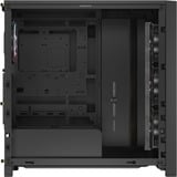 Corsair FRAME 4000D LCD RS ARGB Premium boîtier midi tower Noir | 3x USB-C | RGB | Verre Trempé