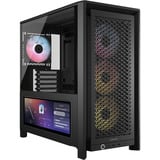 Corsair FRAME 4000D LCD RS ARGB boîtier midi tower Noir | 3x USB-C | RGB | Verre Trempé