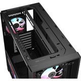 Corsair FRAME 4000D LCD RS ARGB boîtier midi tower Noir | 3x USB-C | RGB | Verre Trempé