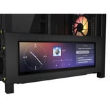 Corsair FRAME 4000D LCD RS ARGB boîtier midi tower Noir | 3x USB-C | RGB | Verre Trempé