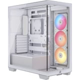Corsair  boîtier midi tower Blanc | 2x USB-A | 1x USB-C | RGB | Window