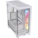 Corsair  boîtier midi tower Blanc | 2x USB-A | 1x USB-C | RGB | Window
