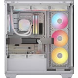 Corsair  boîtier midi tower Blanc | 2x USB-A | 1x USB-C | RGB | Window