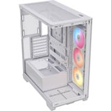 Corsair  boîtier midi tower Blanc | 2x USB-A | 1x USB-C | RGB | Window