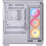 Corsair  boîtier midi tower Blanc | 2x USB-A | 1x USB-C | RGB | Window