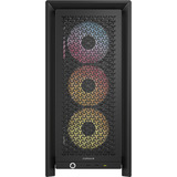 Corsair  boîtier midi tower Noir | 3x USB-C | RGB | Verre Trempé