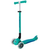GLOBBER Primo Foldable Plus Lights, Trottinette Turquoise/bleu foncé