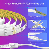 Govee Bandes lumineuses LED RGB 2 x 5 mètres, Bande LED 