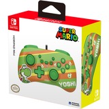 HORI Horipad Mini - Yoshi, Manette de jeu Vert/Marron, Nintendo Switch