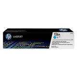HP Cartouche de toner 126A LaserJet (CE311A) Turquoise, Cyan, Vente au détail