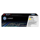 HP Cartouche de toner jaune LaserJet 128A (CE322A) Jaune, Jaune, Vente au détail